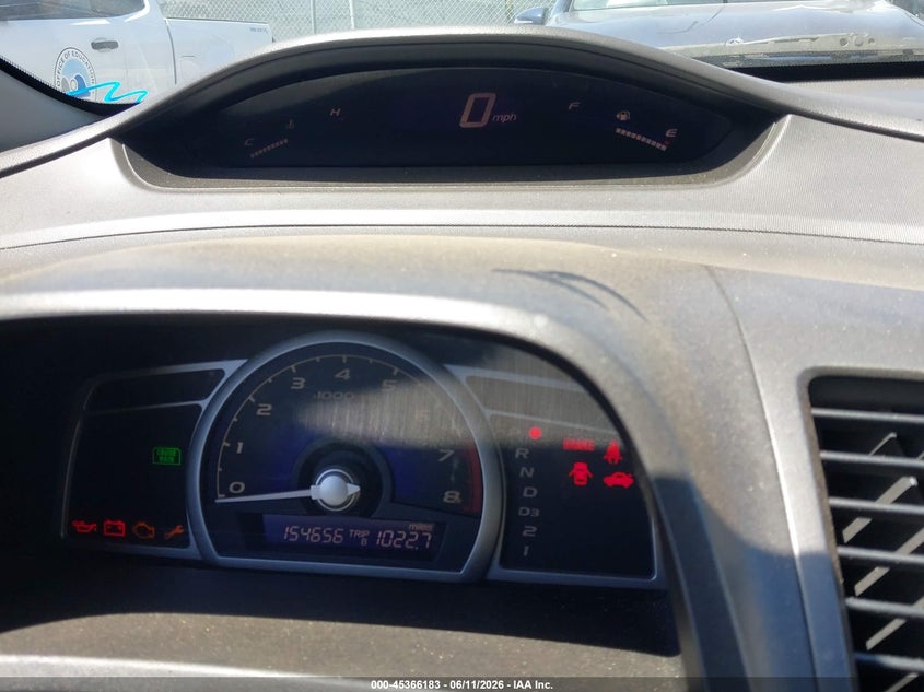 2009 HONDA CIVIC SEDAN 1.8L I-4 VVT, 140HP