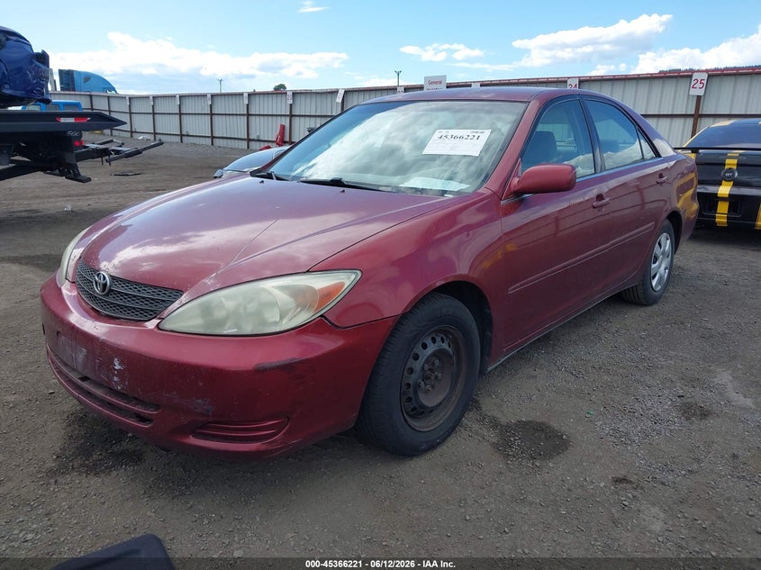 2002 Toyota Camry Le 4T1BE32K12U072049 photo 1