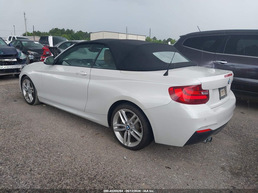 Vin: wba2k9c34h7a26276, lot: 45864225, bmw 230i 20173