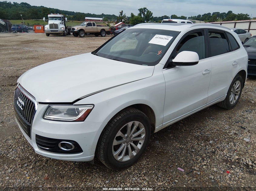 Vin: wa1cfafp1fa119212, lot: 45864227, audi q5 2.0t premium 20152