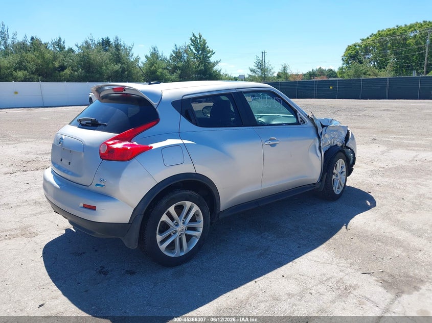 Vin: jn8af5mrxet361402, lot: 45864268, nissan juke sv 20144