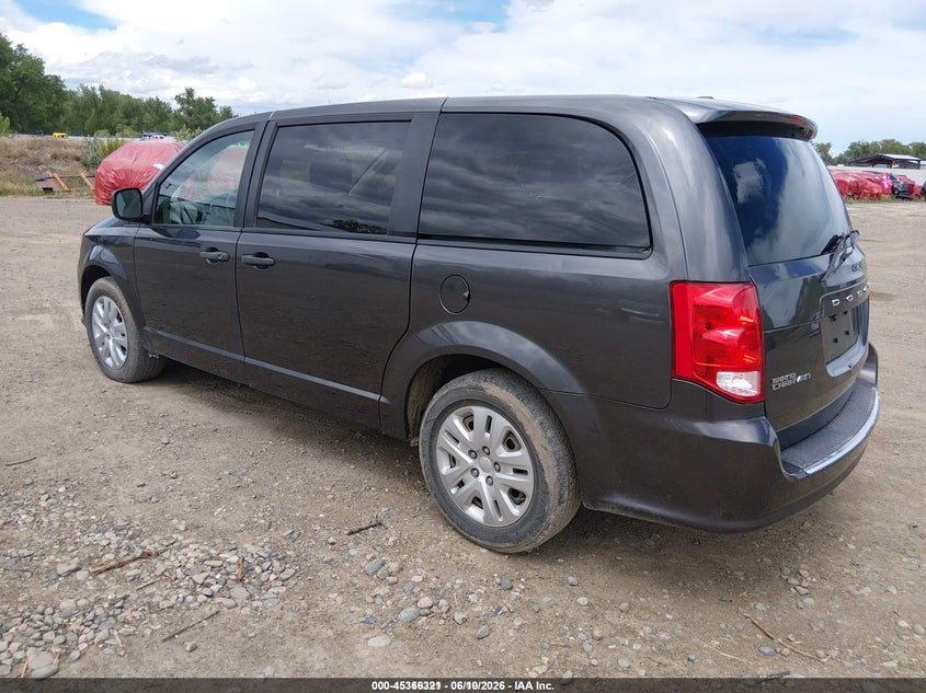 Vin: 2c4rdgbg7kr671124, lot: 45864282, dodge grand caravan se 20193
