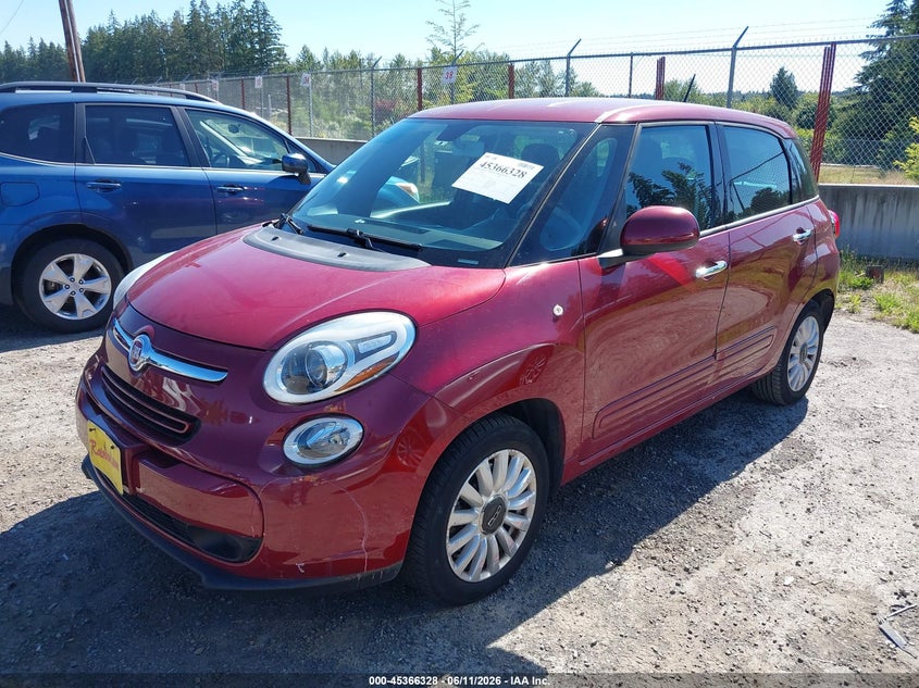 Vin: zfbcfabh9ez015512, lot: 45864289, fiat 500l easy 20142
