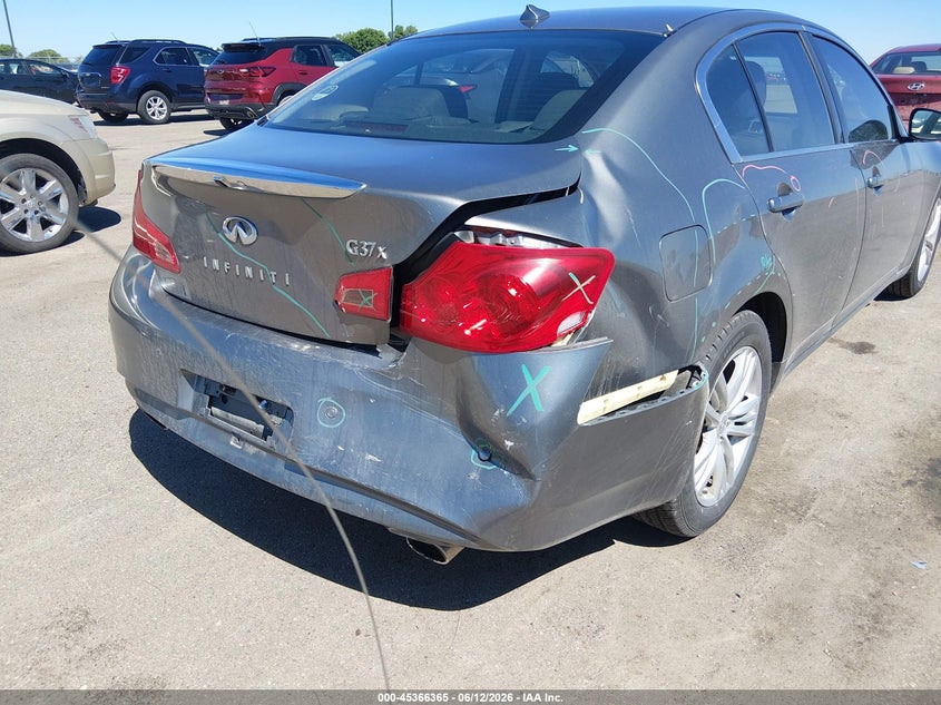 2013 Infiniti G37X VIN: JN1CV6AR7DM757316 Lot: 45366365