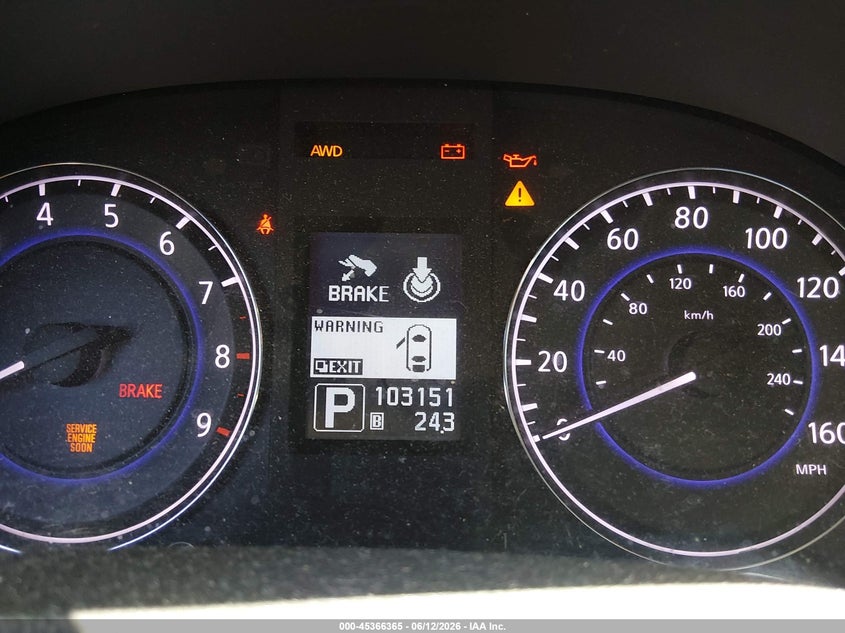 2013 INFINITI G37X auction photo 7