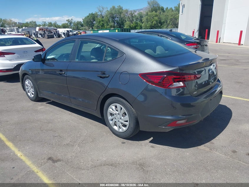 2020 HYUNDAI ELANTRA auction photo 3