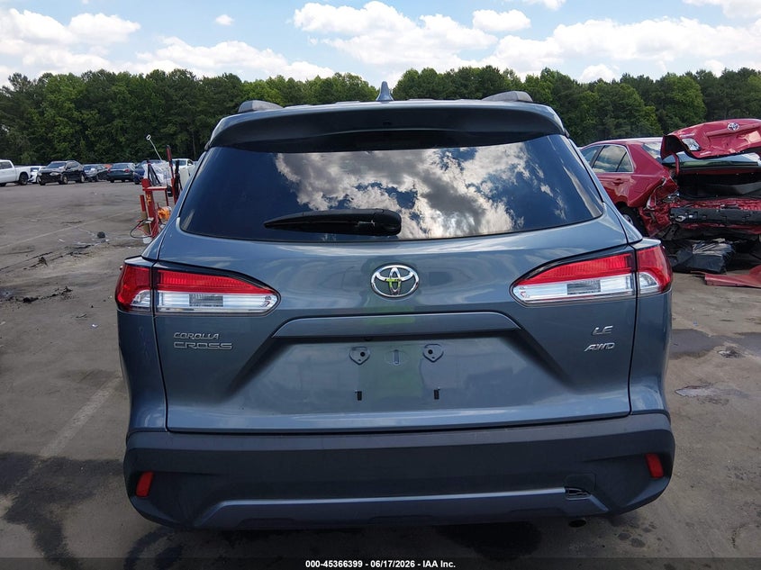 2022 Toyota Corolla Cross Le VIN: 7MUBAABG0NV006560 Lot: 45366399