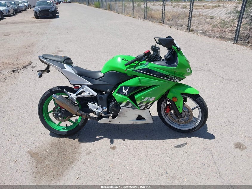 2010 Kawasaki Ex250 J VIN: JKAEXMJ13ADA59440 Lot: 45366427