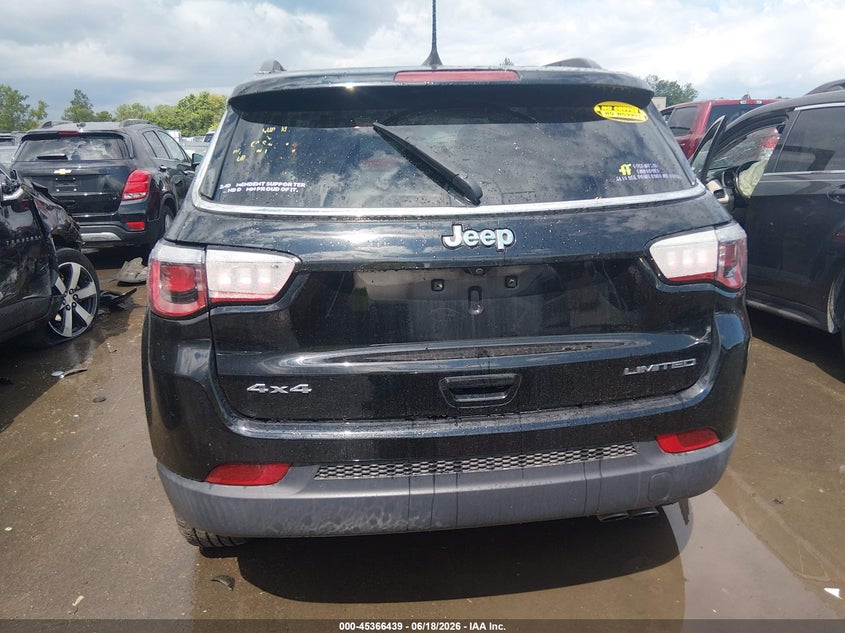 2018 Jeep Compass Limited 4X4 VIN: 3C4NJDCB3JT470390 Lot: 45366439