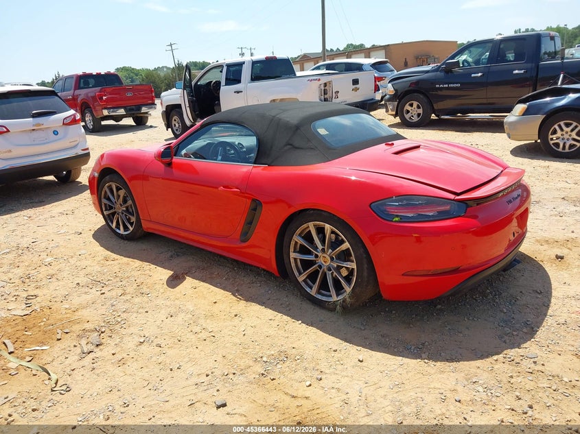 2019 PORSCHE 718 BOXSTER CABRIO 2.0L H-4 DI, DOHC, VVT, TURBO, 300HP