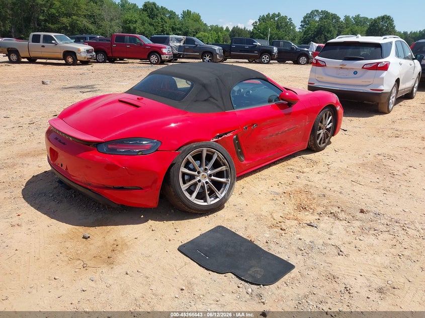 2019 PORSCHE 718 BOXSTER CABRIO 2.0L H-4 DI, DOHC, VVT, TURBO, 300HP