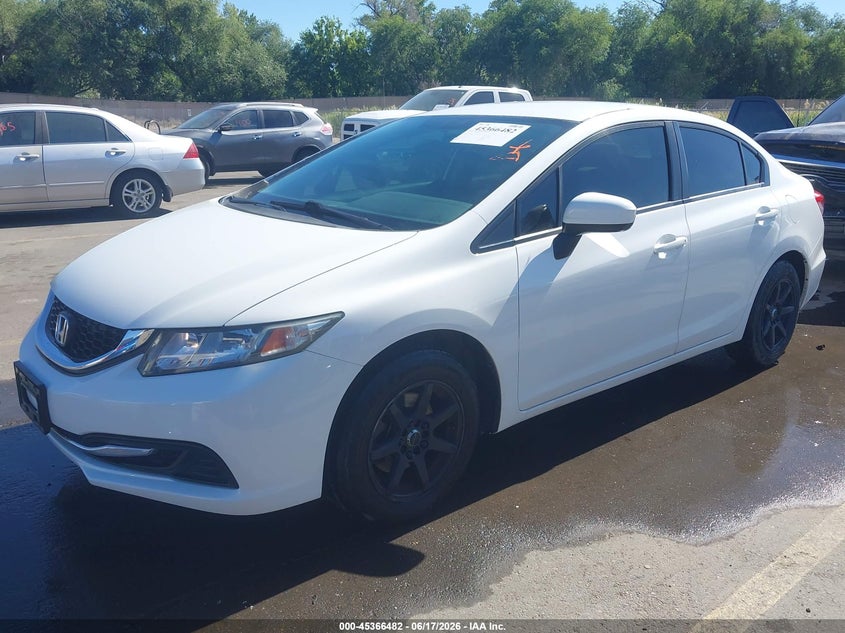 2014 Honda Civic Lx 19XFB2F55EE255860 photo 1