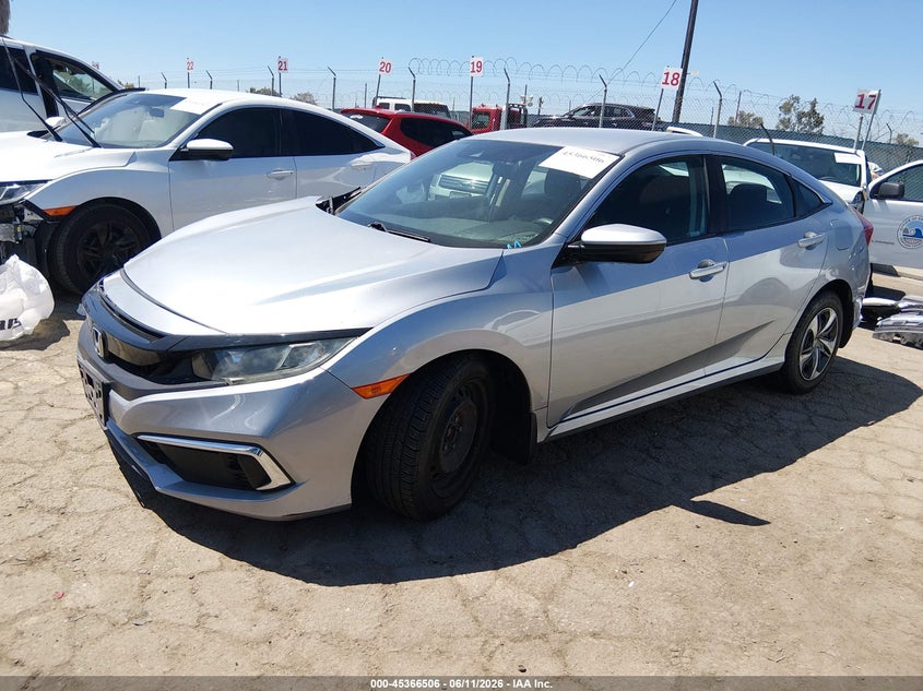 2HGFC2F60LH573023 2020 Honda Civic Lx photo 1
