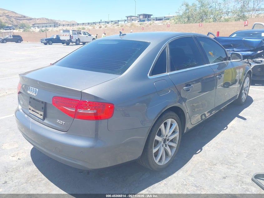 Vin: wauefafl2da119368, lot: 45864475, audi a4 2.0t premium 20134