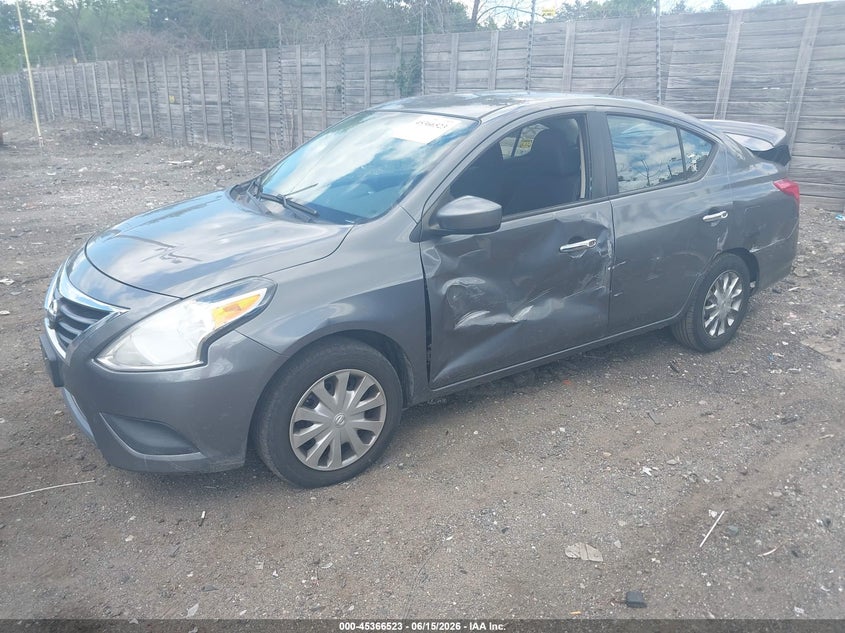 Vin: 3n1cn7ap1gl828075, lot: 45864483, nissan versa 1.6 sv 20162