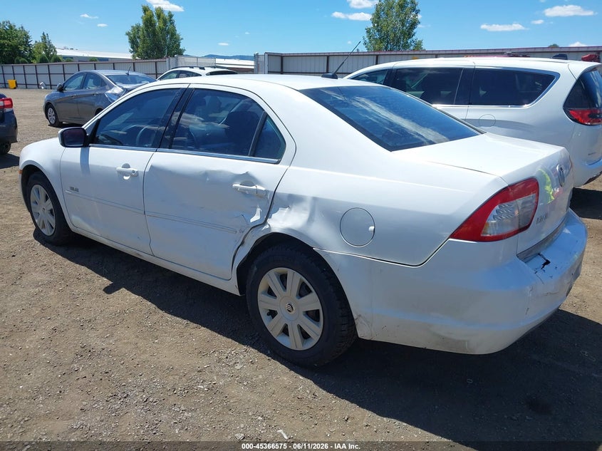 2007 MERCURY MILAN SEDAN 2.3L I-4 DOHC, VVT, 160HP
