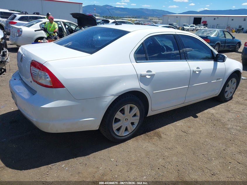 2007 MERCURY MILAN SEDAN 2.3L I-4 DOHC, VVT, 160HP