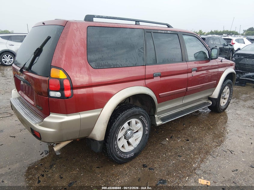 2001 MITSUBISHI MONTERO SPORT auction photo 4