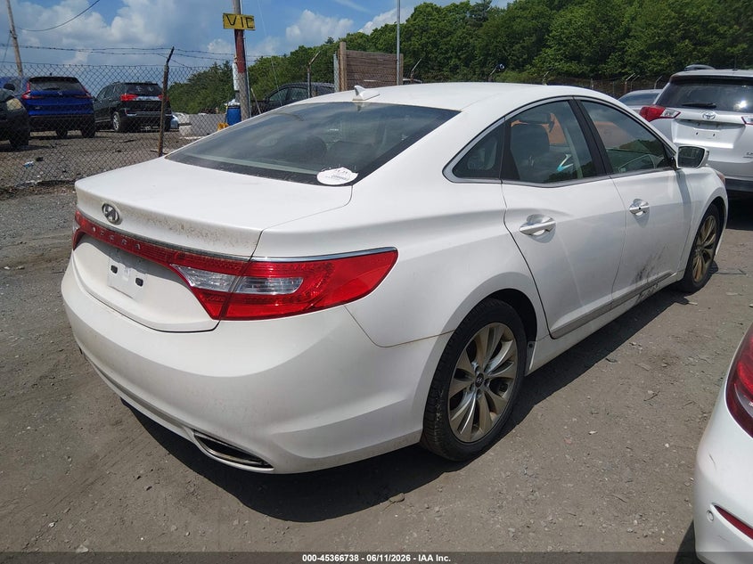 Vin: kmhfg4jg8ea362227, lot: 45864699, hyundai azera 20144