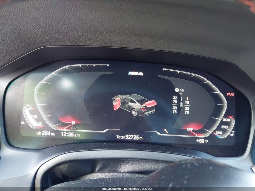 2022 BMW M4 Competition xDrive VIN: WBS43AZ01NCH93487 Lot: 45366795