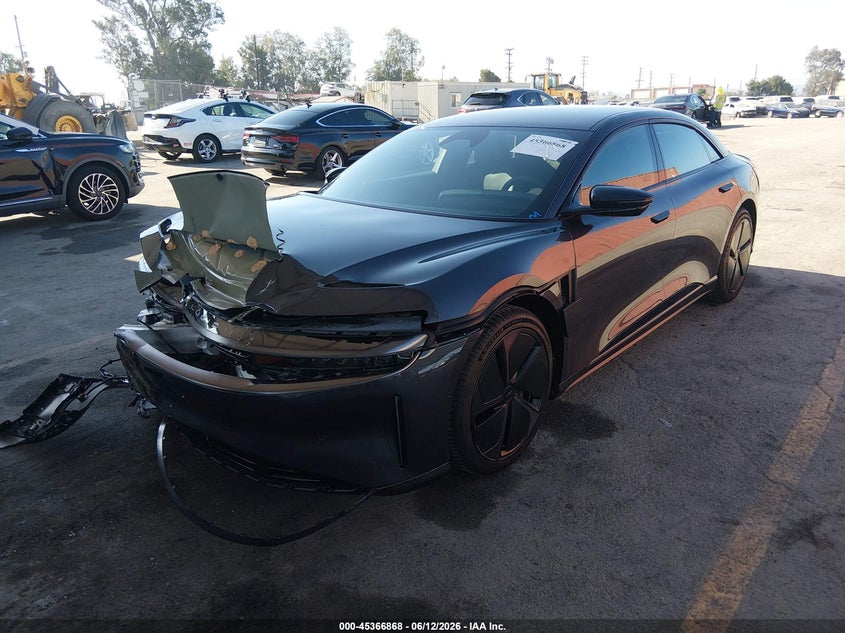 Vin: 50ea1tea5ta049032, lot: 45864829, lucid air touring 20262