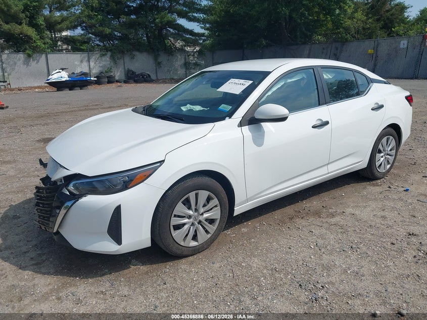 2025 NISSAN SENTRA auction photo 2