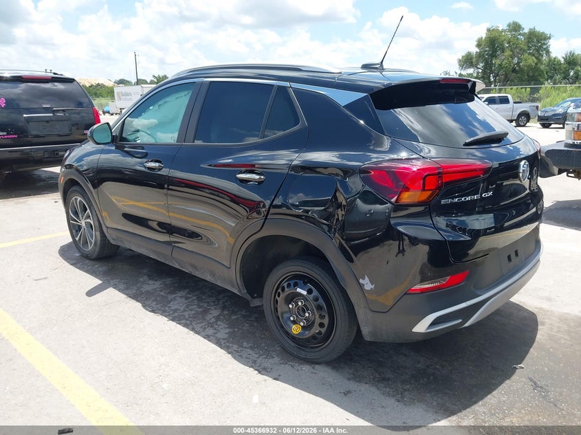 Vin: kl4mmds25pb154353, lot: 45864893, buick encore gx select fwd 20233