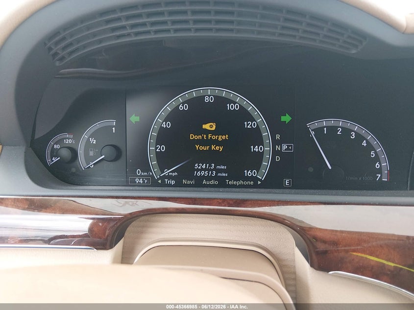 2012 Mercedes-Benz S 550 VIN: WDDNG7DB0CA469700 Lot: 45366985