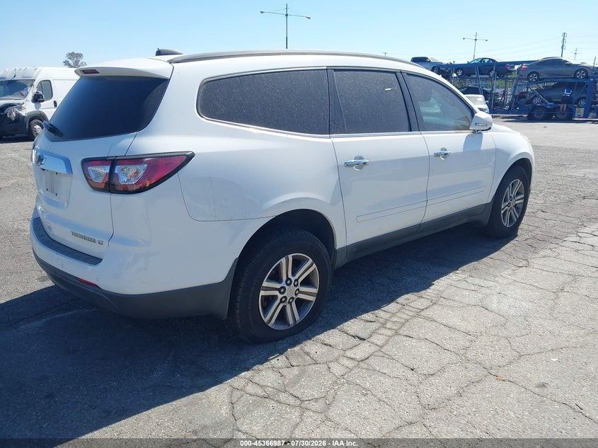 Vin: 1gnkrhkd6gj119549, lot: 45864948, chevrolet traverse 2lt 20164