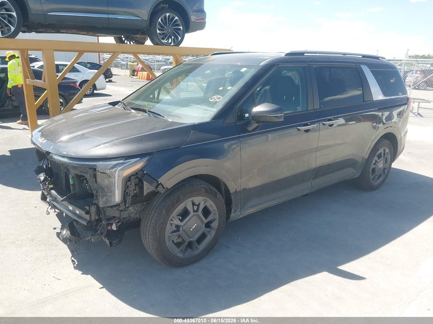 Vin: kndnc5kaxt6097256, lot: 45864971, kia carnival mpv hybrid ex 20262