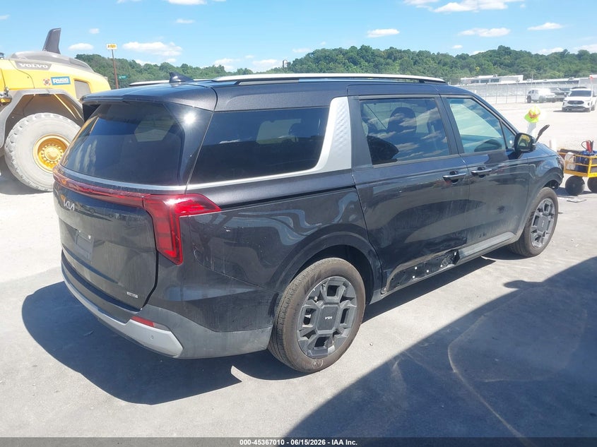 Vin: kndnc5kaxt6097256, lot: 45864971, kia carnival mpv hybrid ex 20264