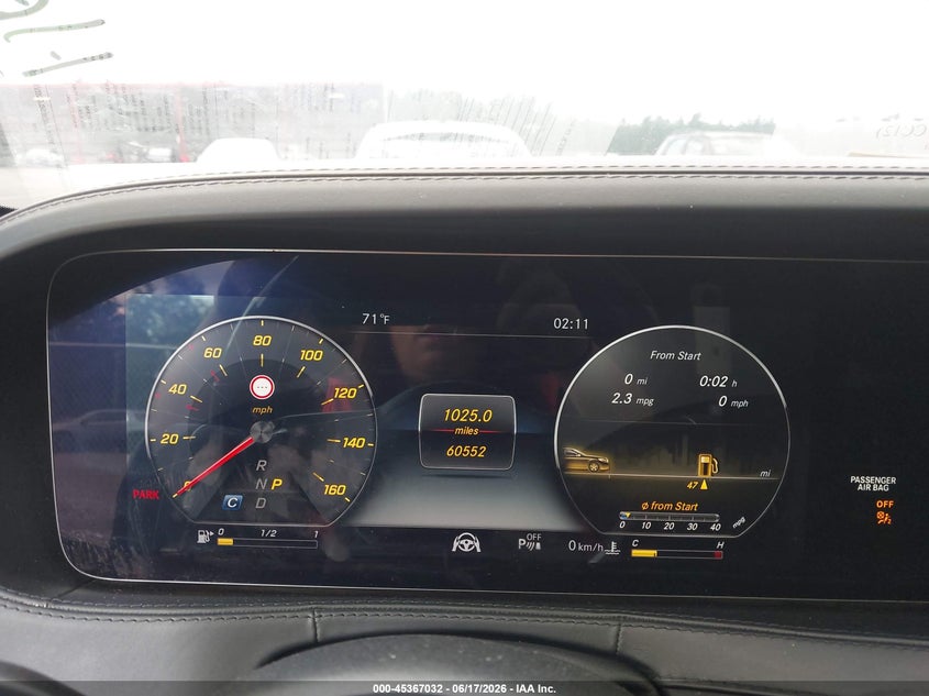 2019 MERCEDES-BENZ S 560 auction photo 7