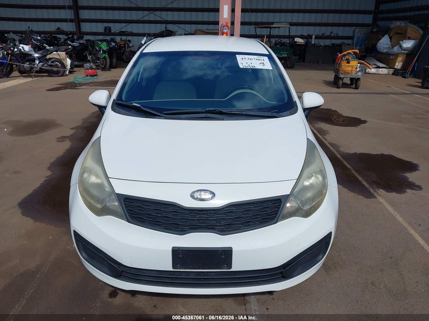 2013 KIA RIO SEDAN 1.6L I-4 DI, DOHC, VVT, 138HP
