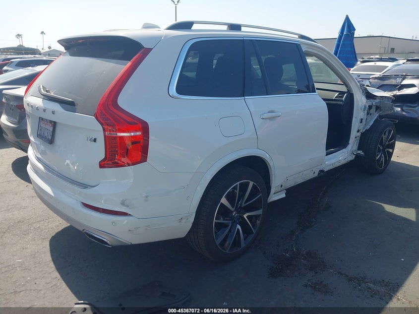 Vin: yv4a22pk3k1498691, lot: 45865033, volvo xc90 t6 momentum 20194