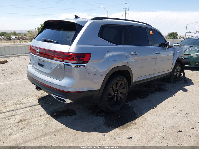 2024 VOLKSWAGEN ATLAS auction photo 4