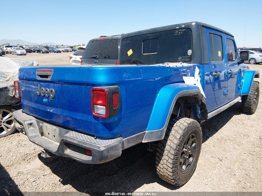 Vin: 1c6hjtagxml513779, lot: 45865101, jeep gladiator 80th anniversary 4x4 20214