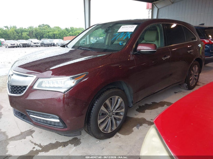 2014 Acura Mdx Technology Package 5FRYD3H4XEB011532 photo 1