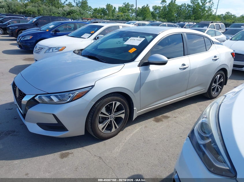 2022 Nissan Sentra Sv Xtronic Cvt 3N1AB8CV4NY250992 photo 1