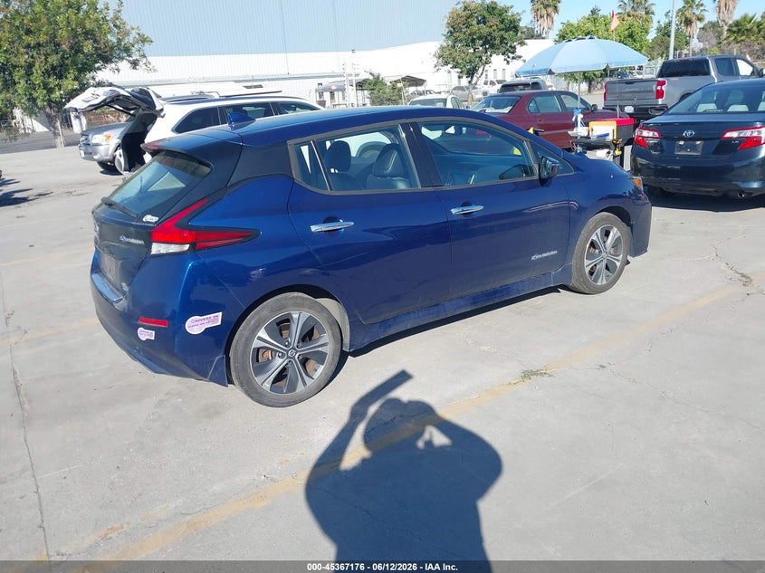Vin: 1n4bz1cp6kc313073, lot: 45865137, nissan leaf sl plus 20194