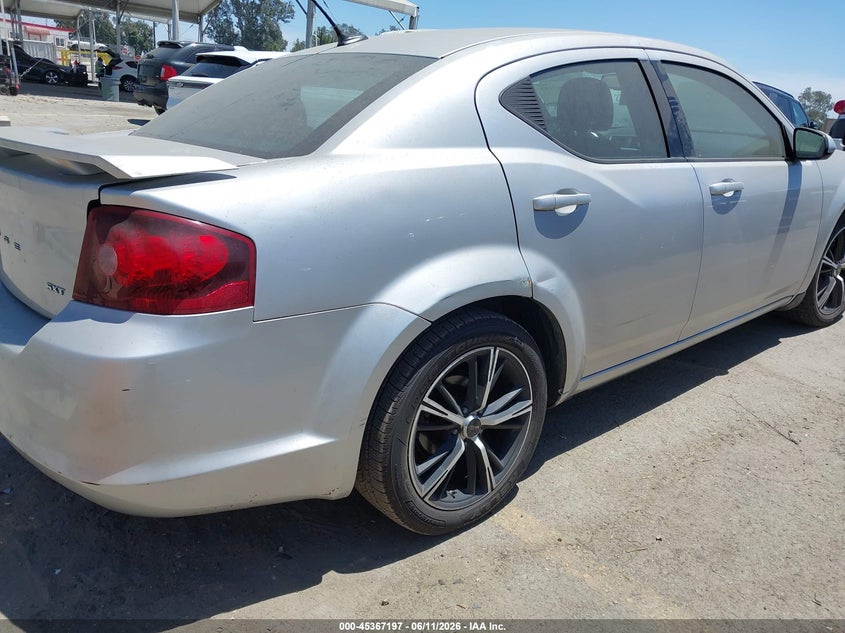 2012 Dodge Avenger Sxt Plus VIN: 1C3CDZEG3CN290838 Lot: 45367197