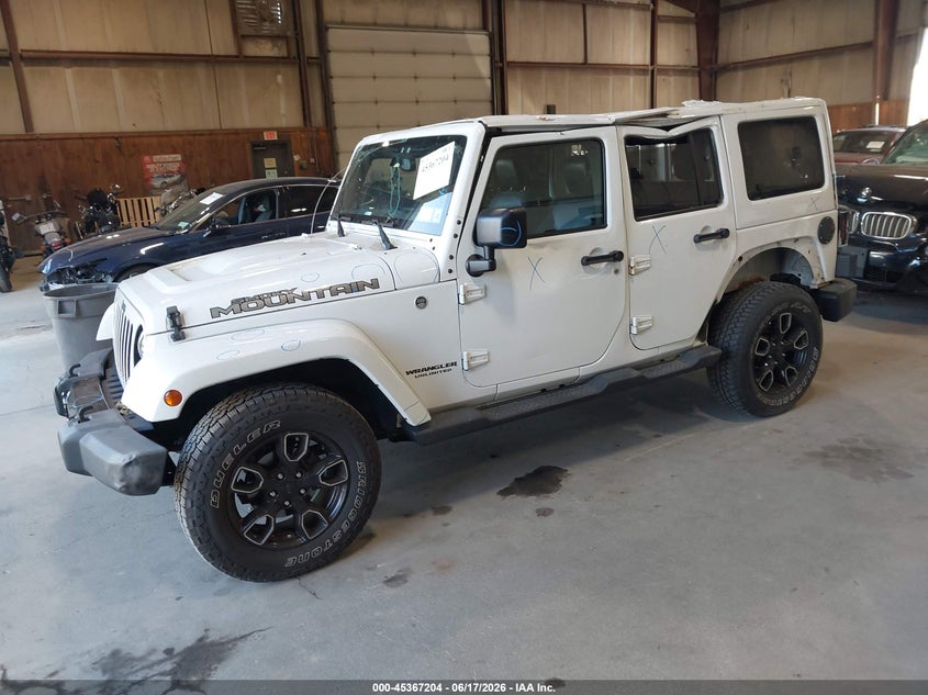 JEEP WRANGLER UNLIMITED 2017 VIN 1C4BJWEG8HL696860