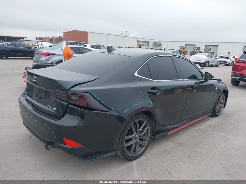 2017 LEXUS IS 200T auction photo 4