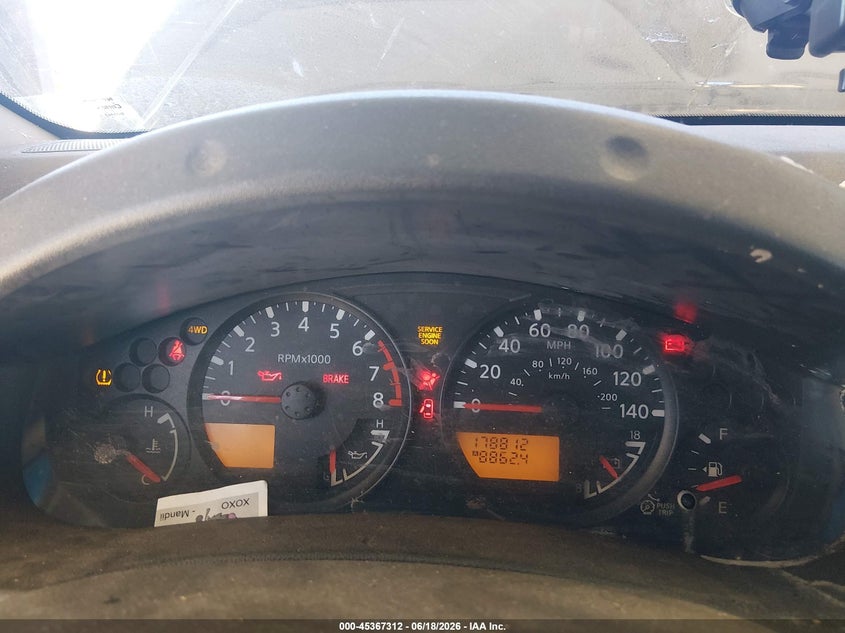 2007 Nissan Xterra Off Road VIN: 5N1AN08W07C507564 Lot: 45367312