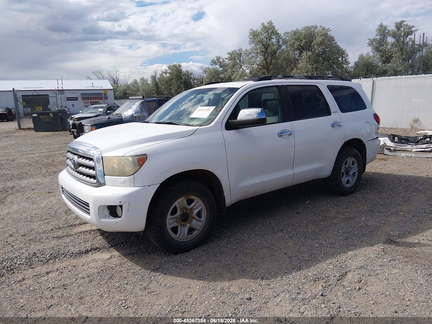 TOYOTA SEQUOIA 2008 VIN 5TDBY68A98S004512