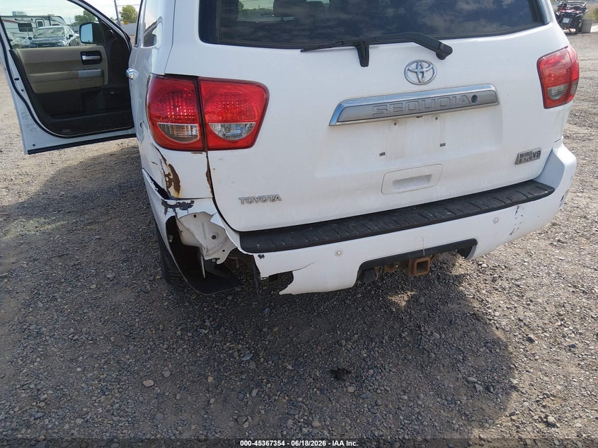 TOYOTA SEQUOIA 2008 VIN 5TDBY68A98S004512