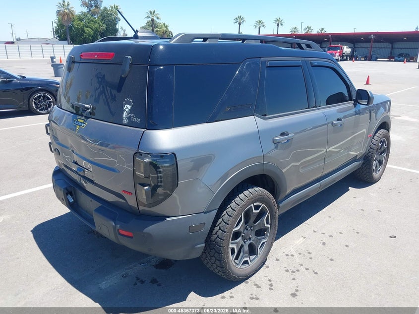 Vin: 3fmcr9cn2srf38387, lot: 45865334, ford bronco sport outer banks 20254