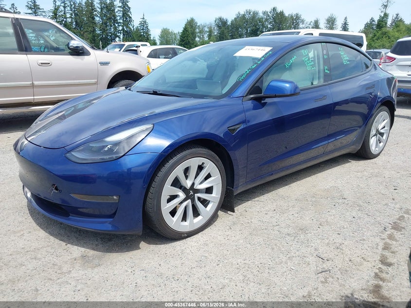 2021 Tesla Model 3 Long Range 5YJ3E1EB9MF868861 photo 1