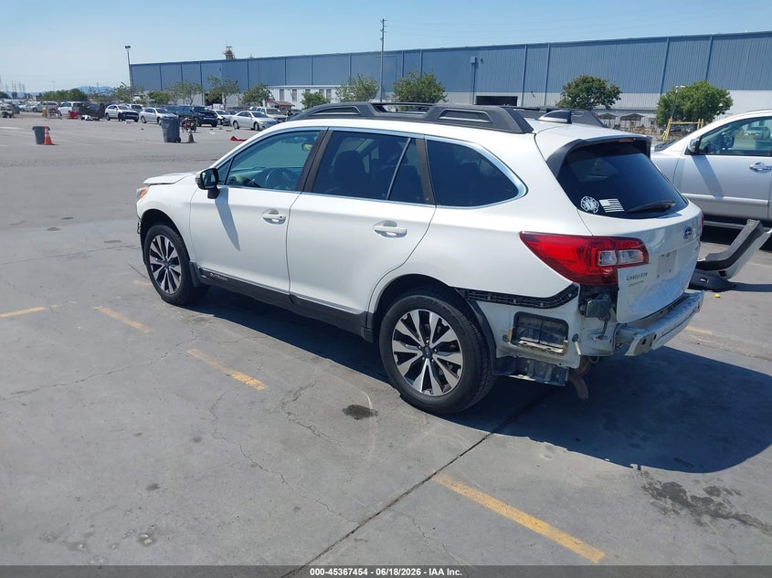 Vin: 4s4bsanc3h3335867, lot: 45865416, subaru outback 2.5i limited 20173