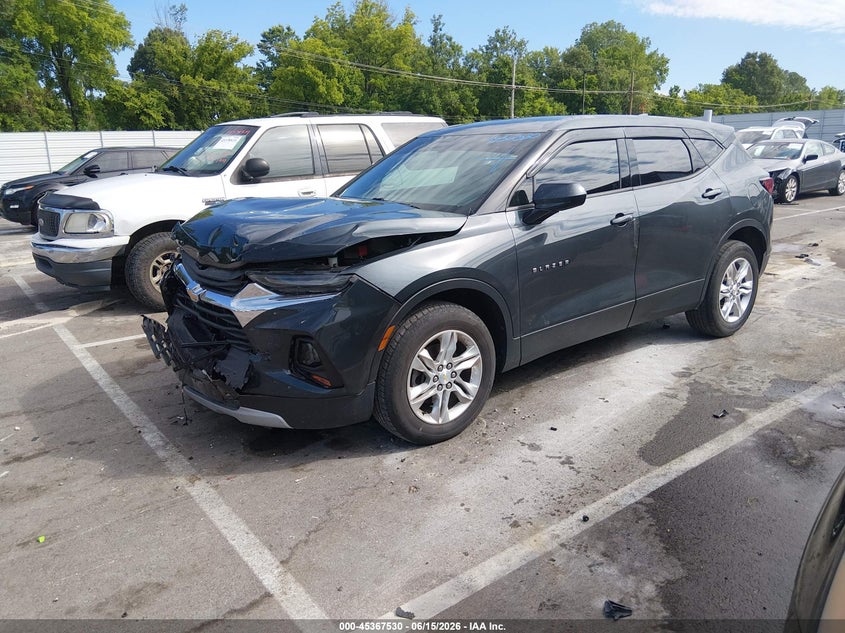 VIN 3GNKBCRSXLS597011 2020 CHEVROLET BLAZER FWD 2LT