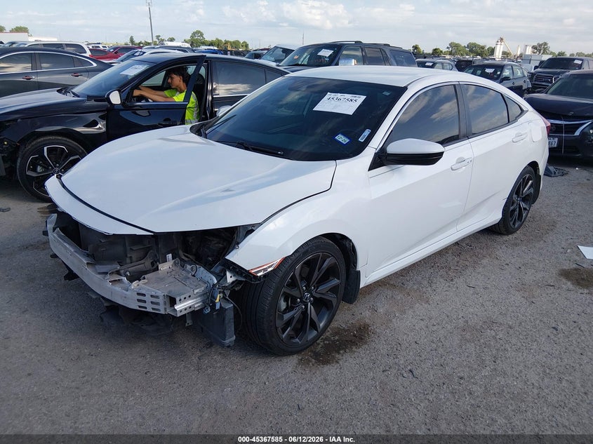 2020 Honda Civic Sport 19XFC2F85LE020508 photo 1